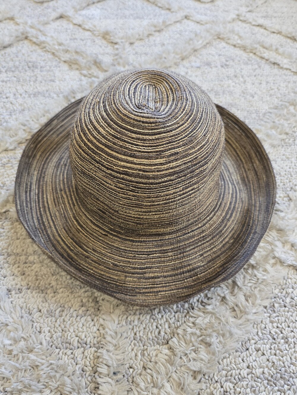 Wallaroo Hat Company Brown Tan Sydney Sun Hat UPF30+ Adjustable Size Packable